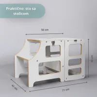 Pametni Montesori toranj 2 u 1 