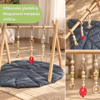 Drveni baby gym 0+